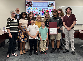 Board of Education recognizes the JC music program